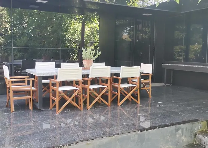 Black Box Village With Garden